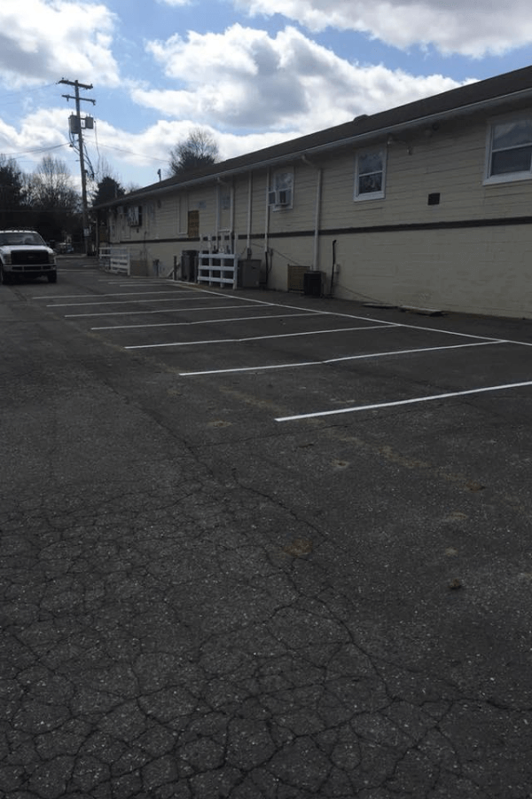 Concrete Parking Lot Striping
